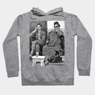 At the cafe: a portrait Hoodie